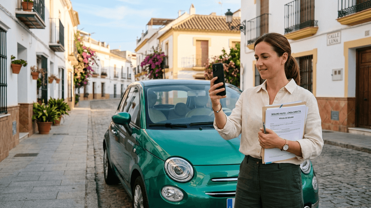 Golpe coche aparcado seguro: qué cubre, cómo dar parte y qué pruebas sirven — Golpe coche aparcado seguro: contrario identificado paga su RC; sin datos, terceros no cubre daños p